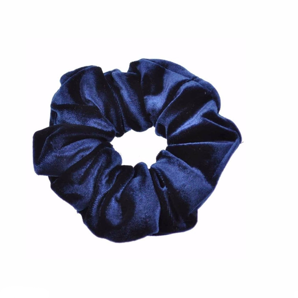 Stora sammet velour elastiska hårband  - 6