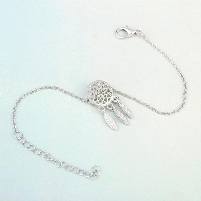 Fotlänk  armband  GULD/SILVER - 3