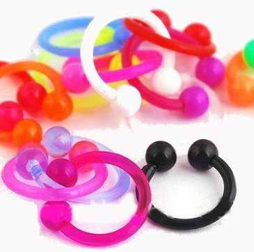 BCR rings & rings CBR & Nose Jewelry 2 pcs