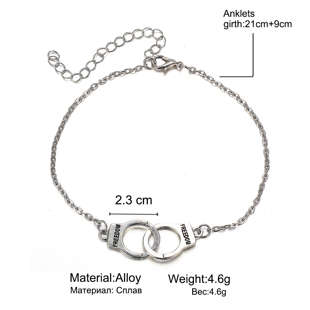 Fotlänk  armband  GULD/SILVER - 4