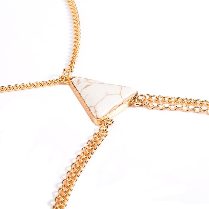 Fashion jewelry rhinestone Infinity body chains - 5