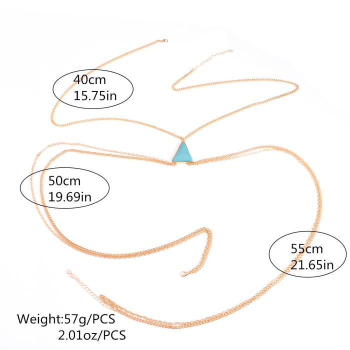 Fashion jewelry rhinestone Infinity body chains - 18
