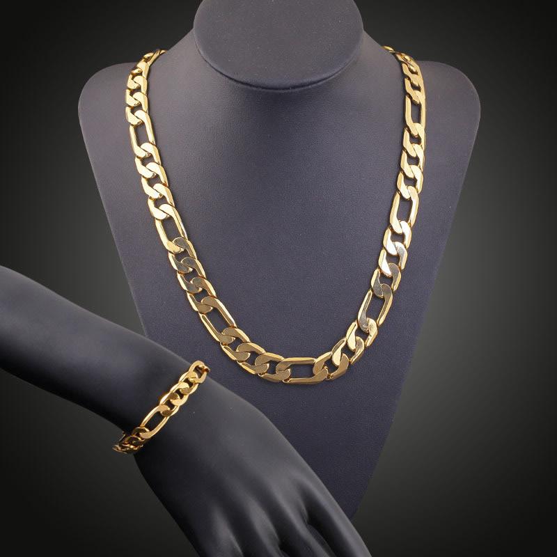 Stainless Steel Necklace + Bracelet 3mm - 2