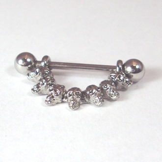 Stål Bröstpiercing Smycken Body Smycken - 4