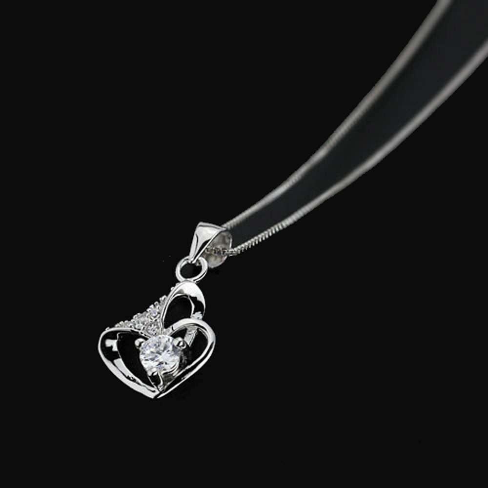925 SILVER NECKLACE CZ - 3