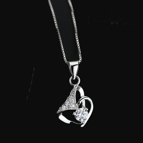 925 SILVER NECKLACE CZ - 2