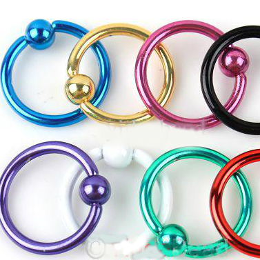 BCR rings & rings CBR & Nose Jewelry lilac