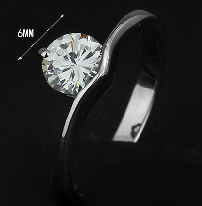 316L Stainless Steel Lady Ring