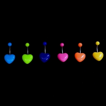 Navel Belly Button Ring Body Piercing Jewelry neon