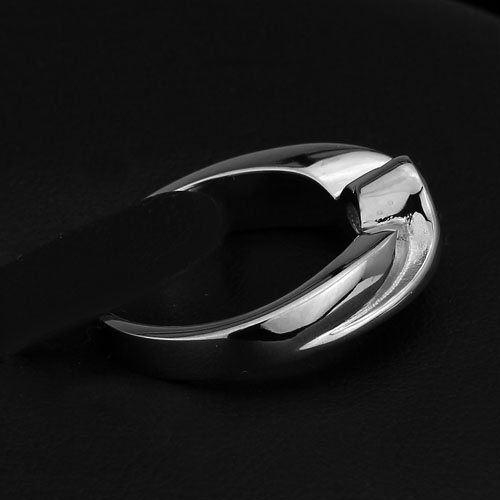 316L rostfritt stål Lady ring - 2
