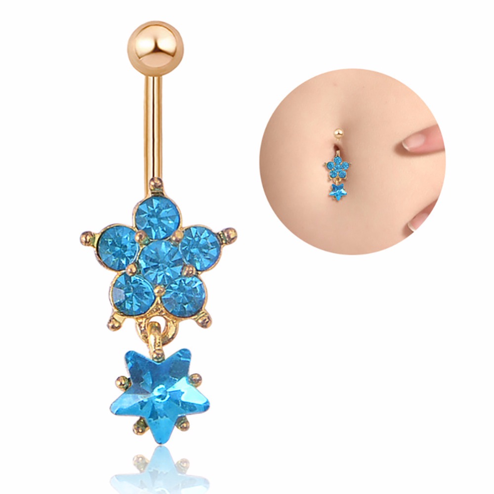 Navelpiercing blomma - 5