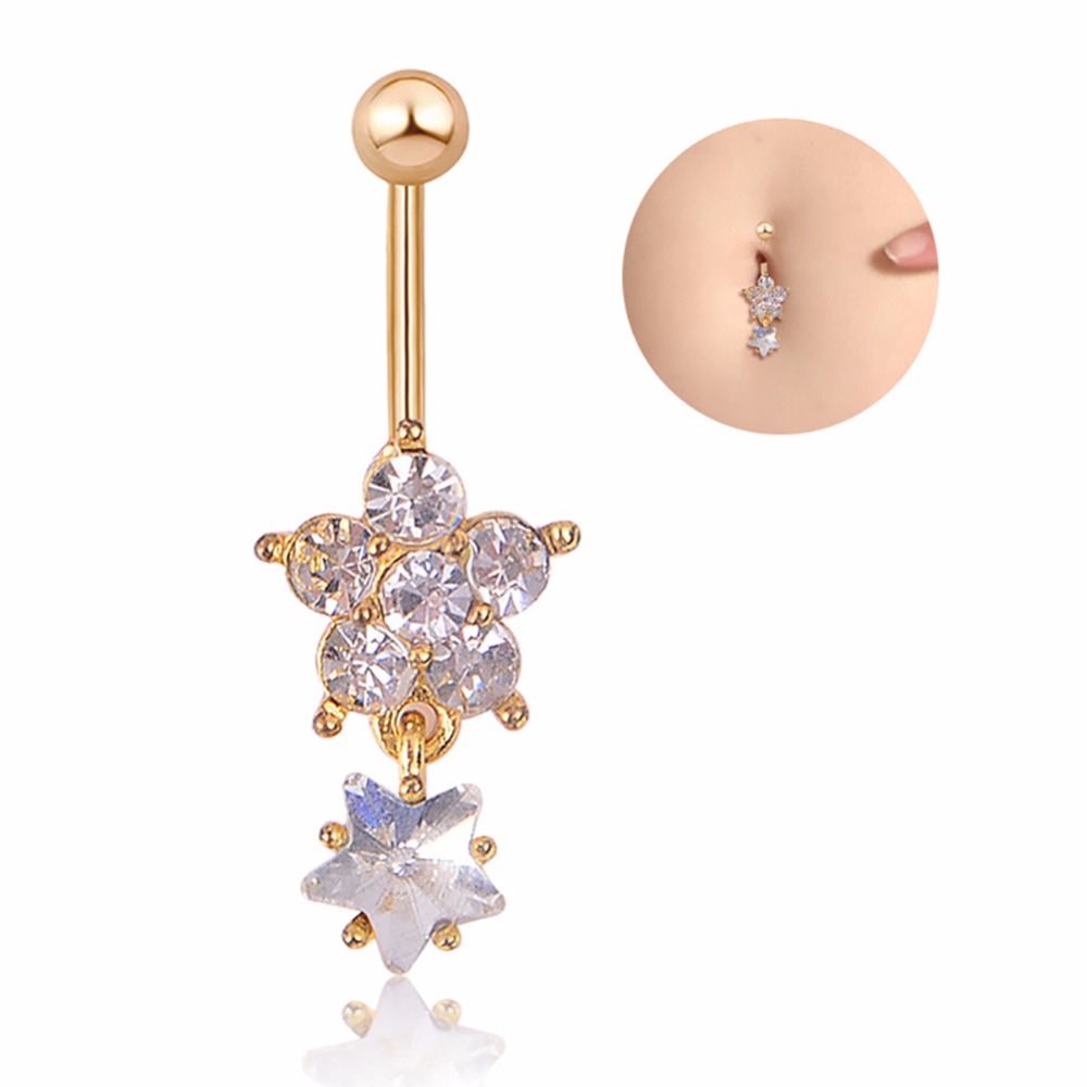 Navelpiercing blomma - 6