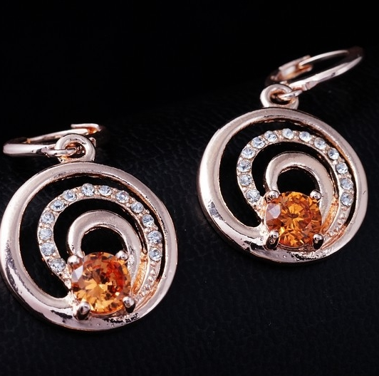 18k Gold Filled Lady Earrings - 2