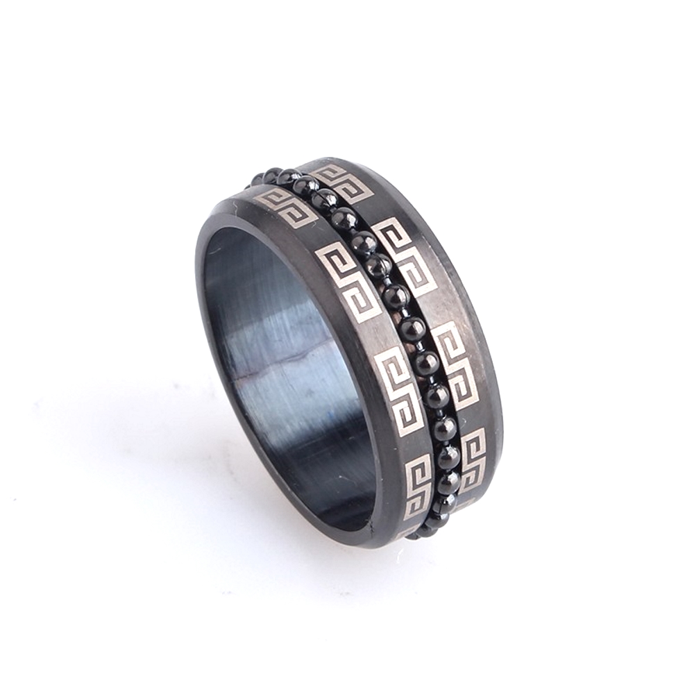 Rostfritt stål ring 8mm muren kulkedja - 3