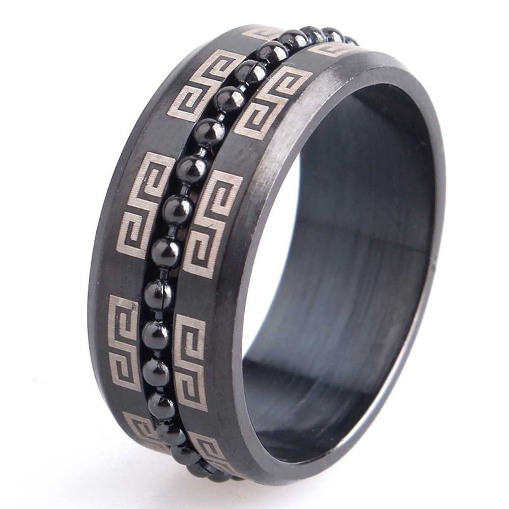 Rostfritt stål ring 8mm muren kulkedja