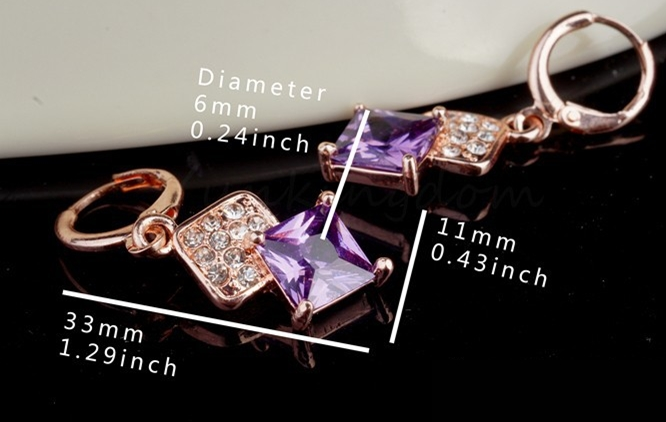 18k Gold Filled Lady Earrings - 2