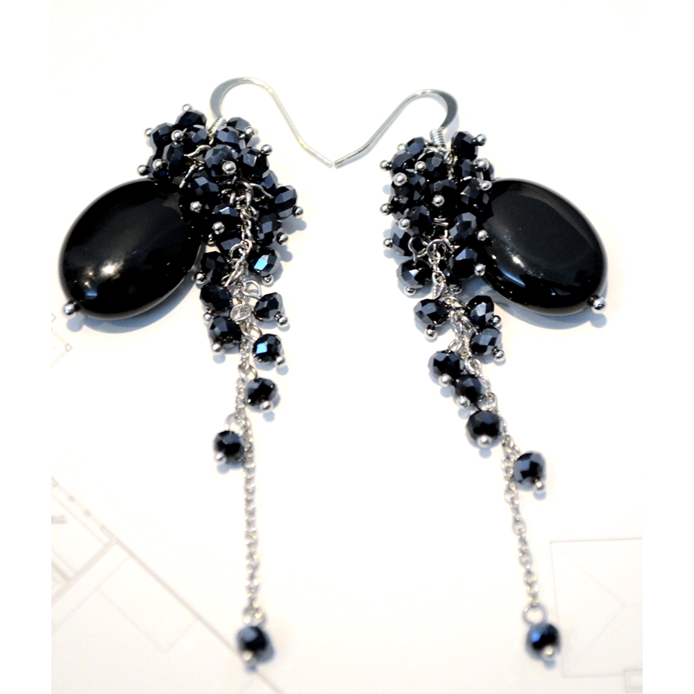 Earrings crystal - 2