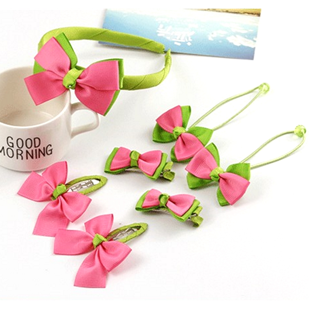 Seven sets Children hair accessories