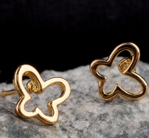 18k Gold Filled Lady Earrings - 2