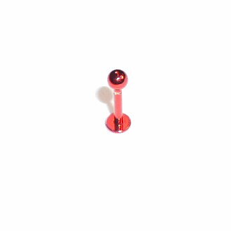 Anodiserad läpp Labret Piercing smycken