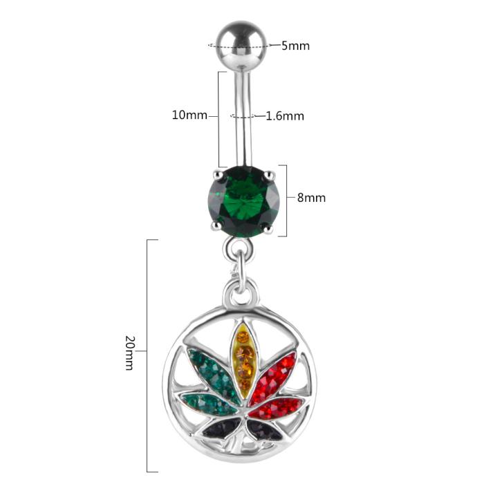 Navelpiercing Blad - 4