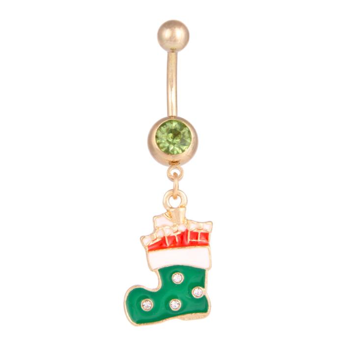 Navel Belly Button Ring Body Piercing Christmas 