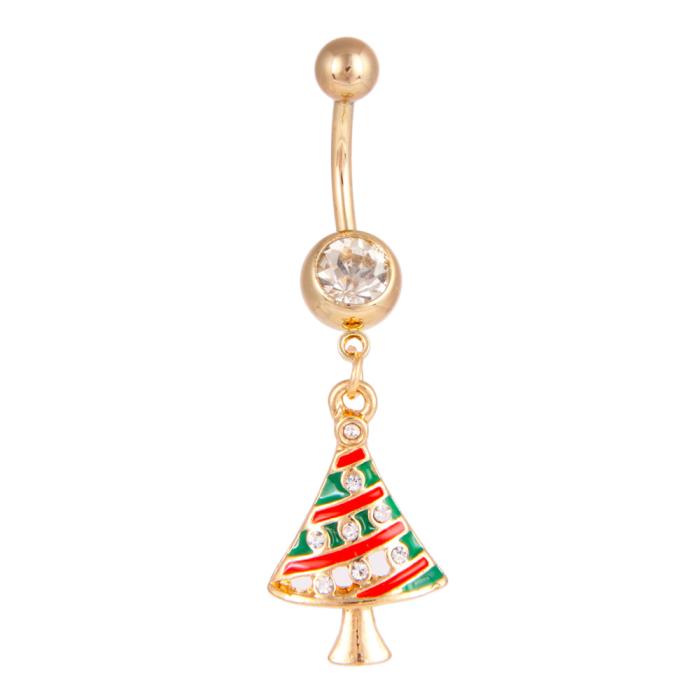 Navel Belly Button Ring Body Piercing Christmas 