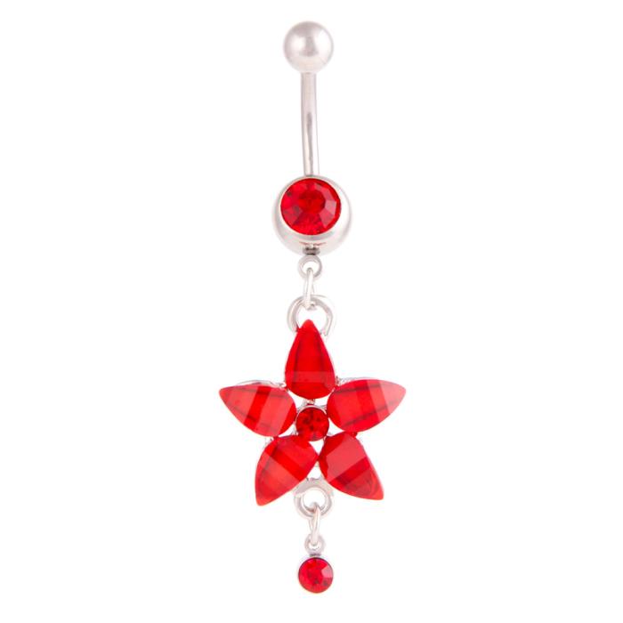 Navelpiercing blomma - 8