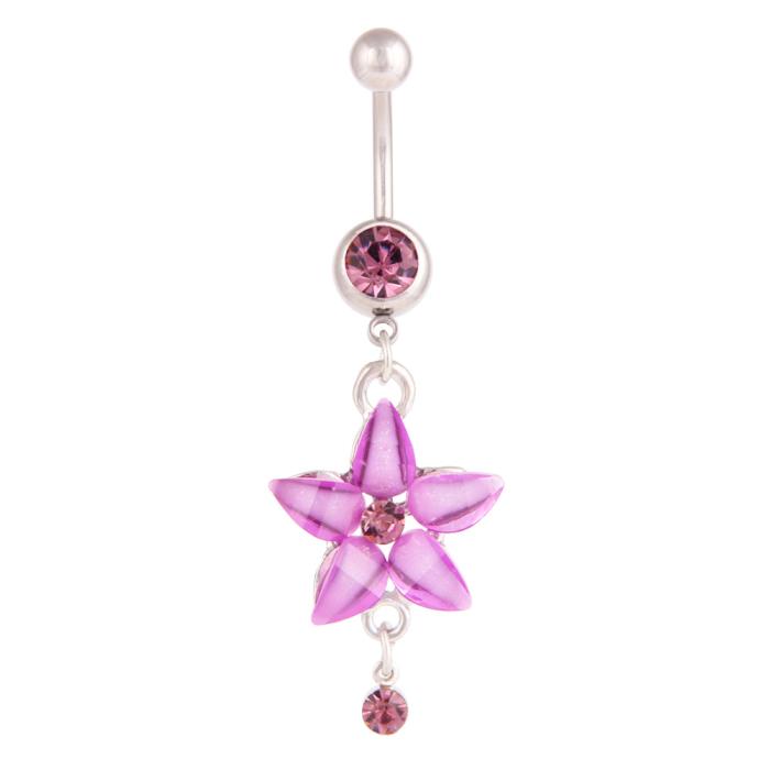 Navelpiercing blomma - 7