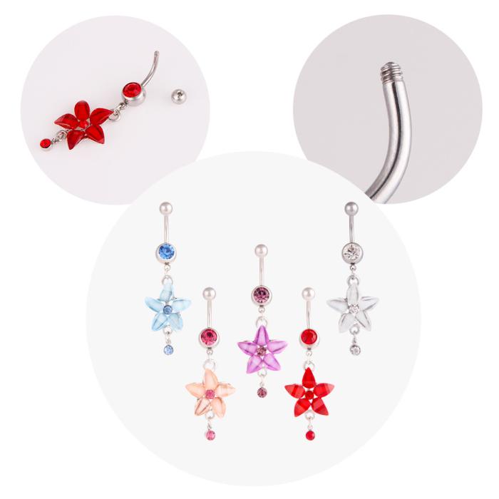 Navelpiercing blomma - 4