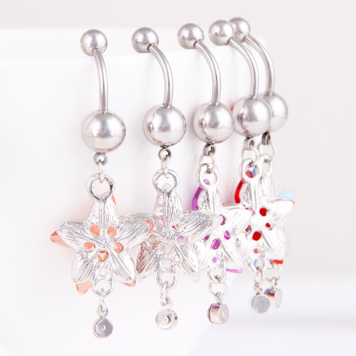 Navelpiercing blomma - 9