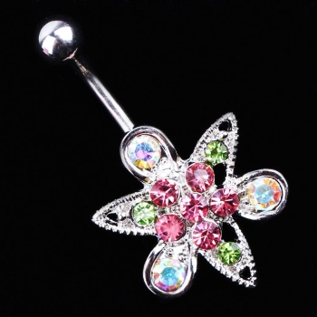 Navel Belly Button Ring Body Piercing Jewelry - 3