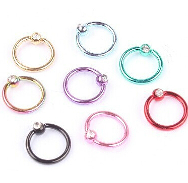 Body Jewelry Colorful Piercing Stainless Eyebrow 