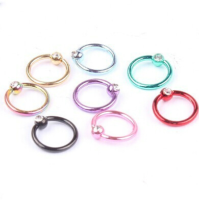 Body Jewelry Colorful Piercing Stainless Eyebrow  - 2