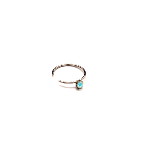 Stainless steel body jewelry nose ring - 6