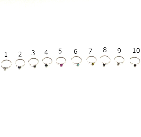 Stainless steel body jewelry nose ring