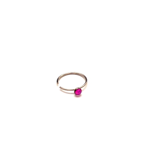 Stainless steel body jewelry nose ring - 7