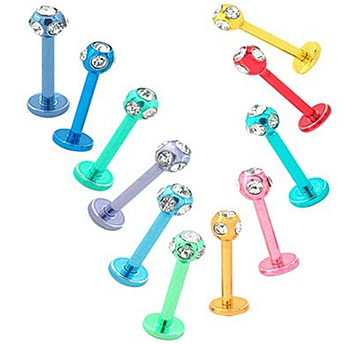 Labret, läpp Piercing smycken