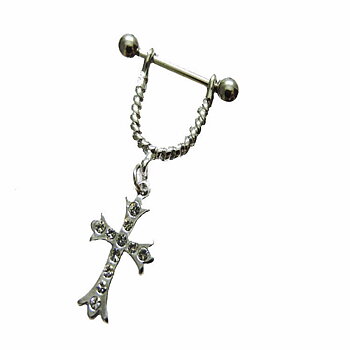 Bröstpiercing 16G par (2st)