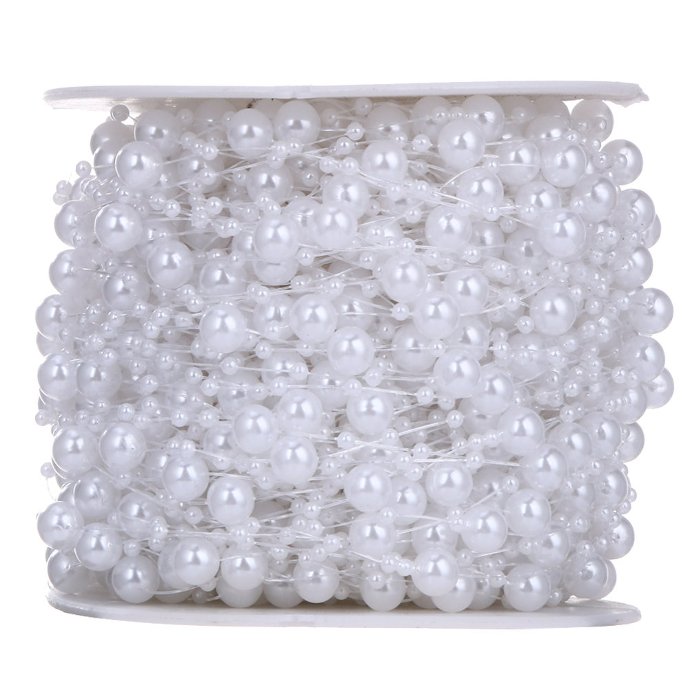 5m artificial pearls chain Wedding decoration hair accessories - 5