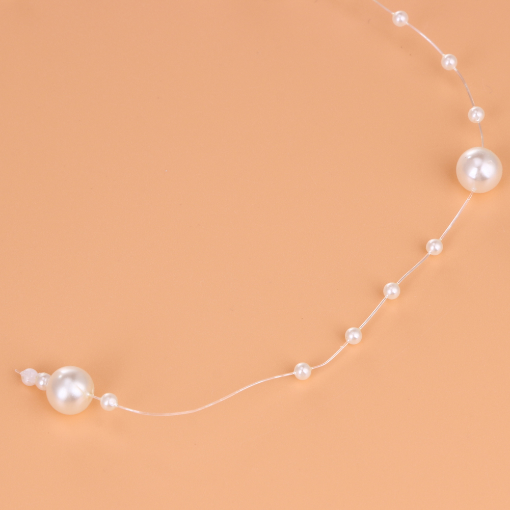 5m artificial pearls chain Wedding decoration hair accessories - 3