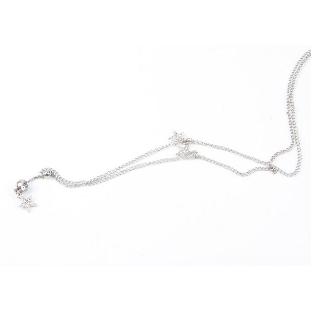 Navel belly chain Star Crystal - 5