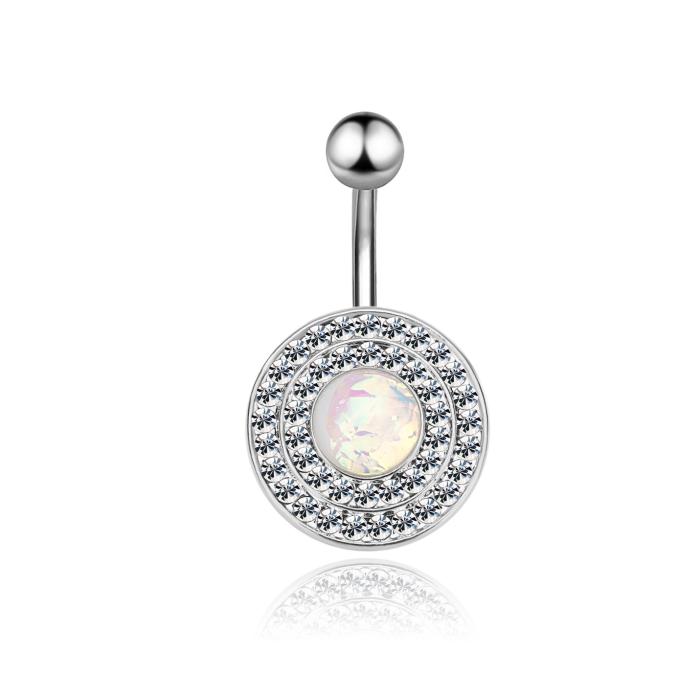 Navelpiercing Opal  - 4