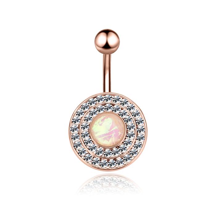 Navelpiercing Opal  - 2