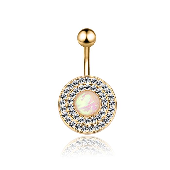 Navelpiercing Opal  - 3