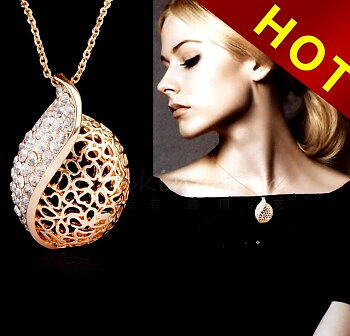 18K Guldfyllda Guld Filled gulddoublé HALSBAND