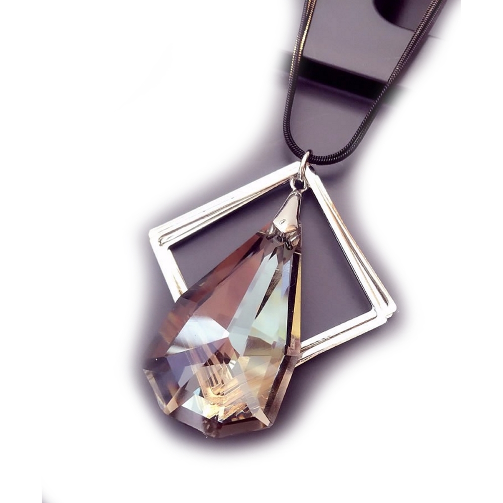 Kristall Hängen Halsband - 3