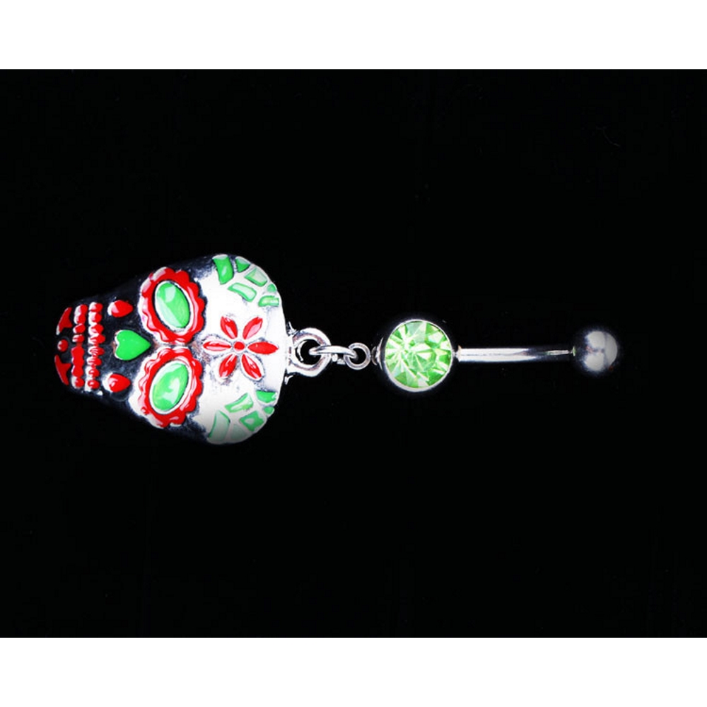 Navelpiercing Piercing smycken Skalle - 3