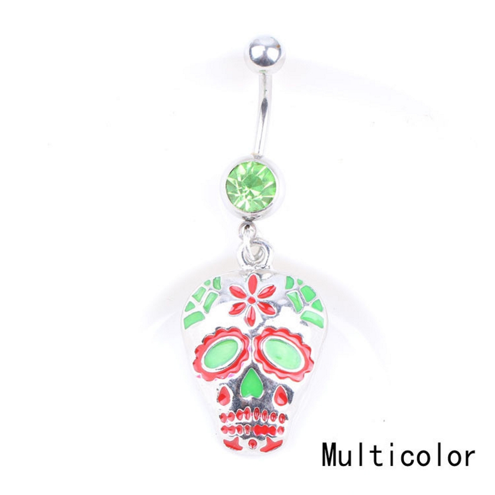 Navelpiercing Piercing smycken Skalle - 2