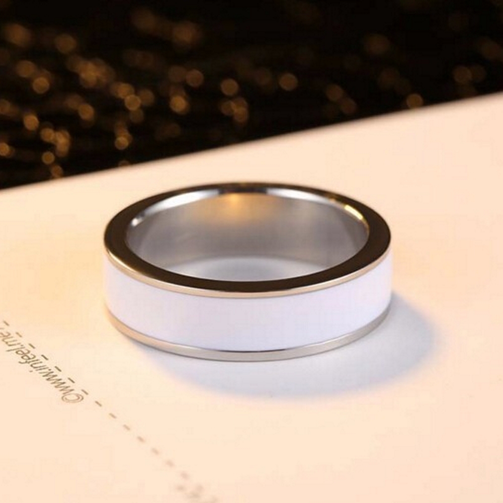 Stainless Steel Ring WHITE - 4